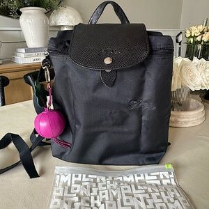 Longchamp Black on Black colorway  Backpack